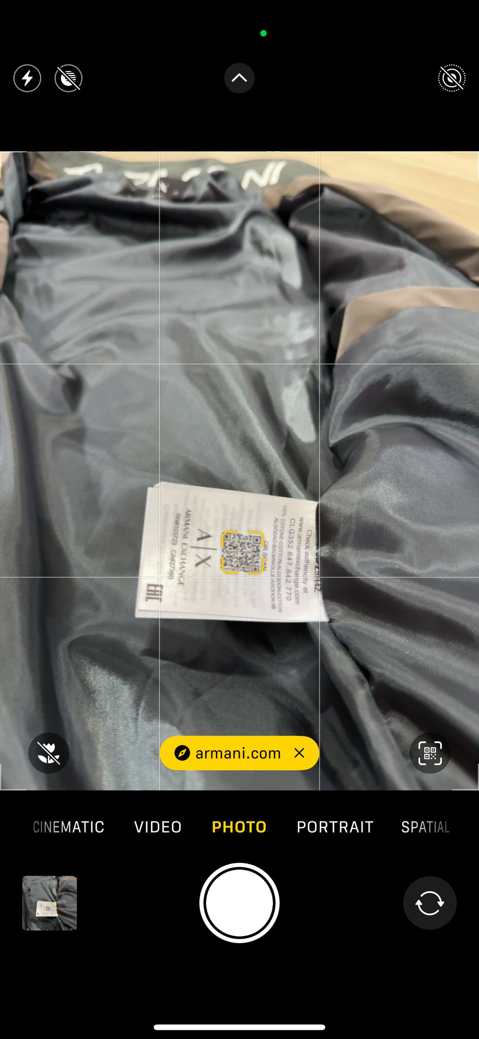 Armani Exchange jaknica