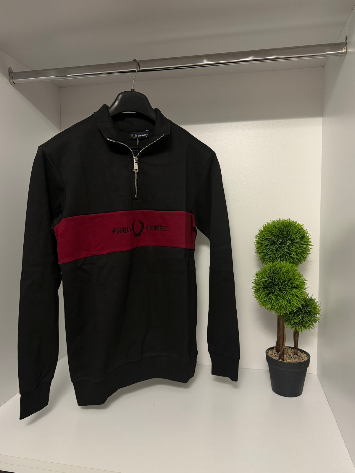 Fred Perry Half-Zip duks