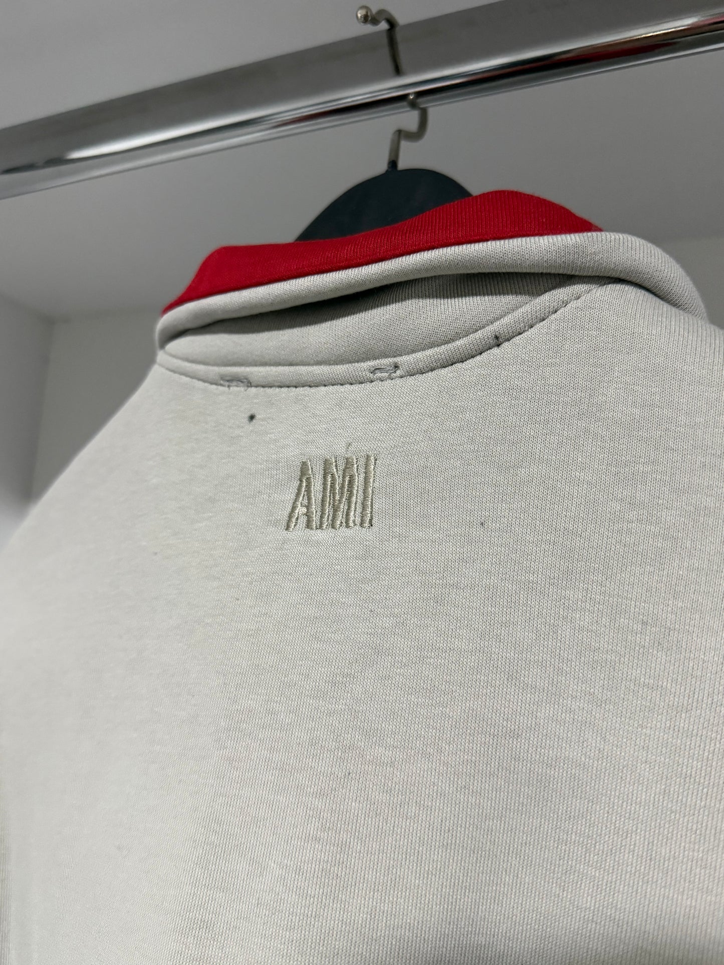 Ami Half-Zip duks