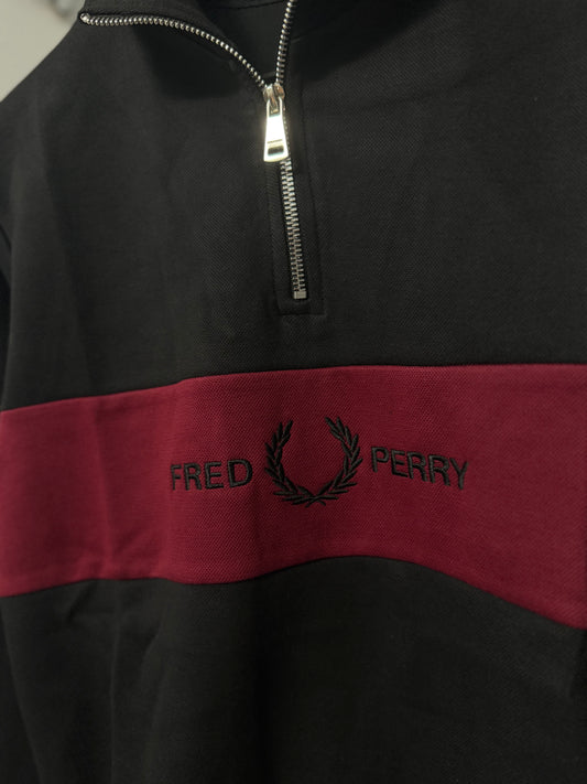 Fred Perry Half-Zip duks